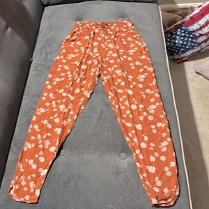 Cute fall themed pants that are great to go out and be around the house!